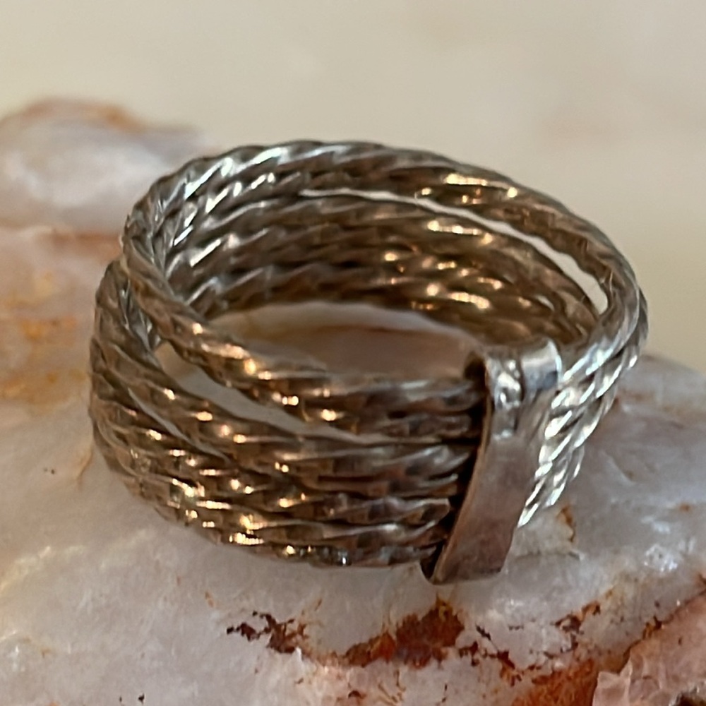 Sterling Silver Multi- Layer Ring - image 8